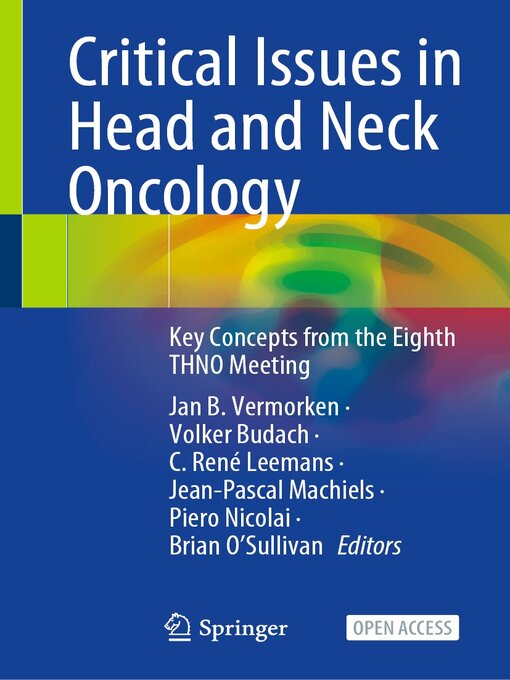 Title details for Critical Issues in Head and Neck Oncology by Jan B. Vermorken - Available